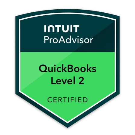 Intuit ProAdvisor, Level 2 badge